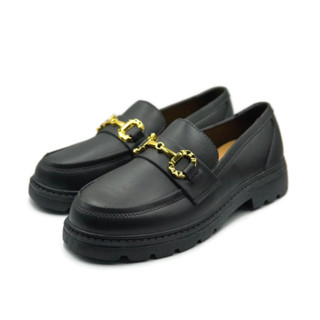 Gpatt : Chain Loafers รองเท้าสวมหุ้มส้นผู้หญิง แฟชั่นสไตล์เกาหลี พื้นนุ่ม ทนทาน รองเท้าคัทชูผู้หญิง