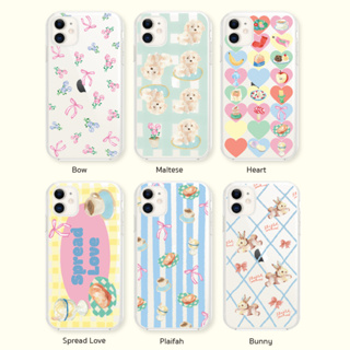 In-Stockพร้อมส่ง Phone Case มีมาทั้งหมด5ลาย น่ารักติดgriptokแล้วไม่บังลาย!⭐️ l plaifah.postcard