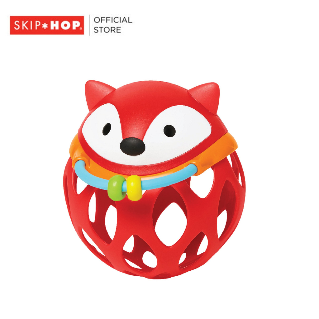 [ใช้ 2 โค้ดลดเพิ่ม] Skip Hop Explore & More Roll Around ของเล่นยางกัด จับถนัดมือสำหรับหนูๆ เขย่าแล้วเกิดเสียง