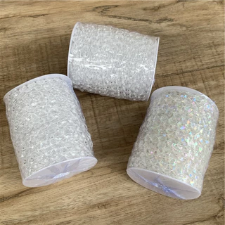 ม่านลูกปัด อะคลิลิคม้วน ยาว 30 เมตรพร้อมส่งในไทย