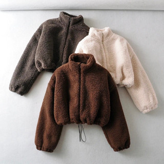 u_morestuff ❄️ Ava Fleece jacket แจ็คเก็ตผ้าฟลีซ ทรงน่าารัก หนา ขนนุ่ม อุ่นมาก เลขตัวเดียวเอาอยู่