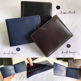 DTALES ส่ง16เมย Cow Hide Leather กระเป๋าสตางค์หนังแท้ ผู้ชาย…