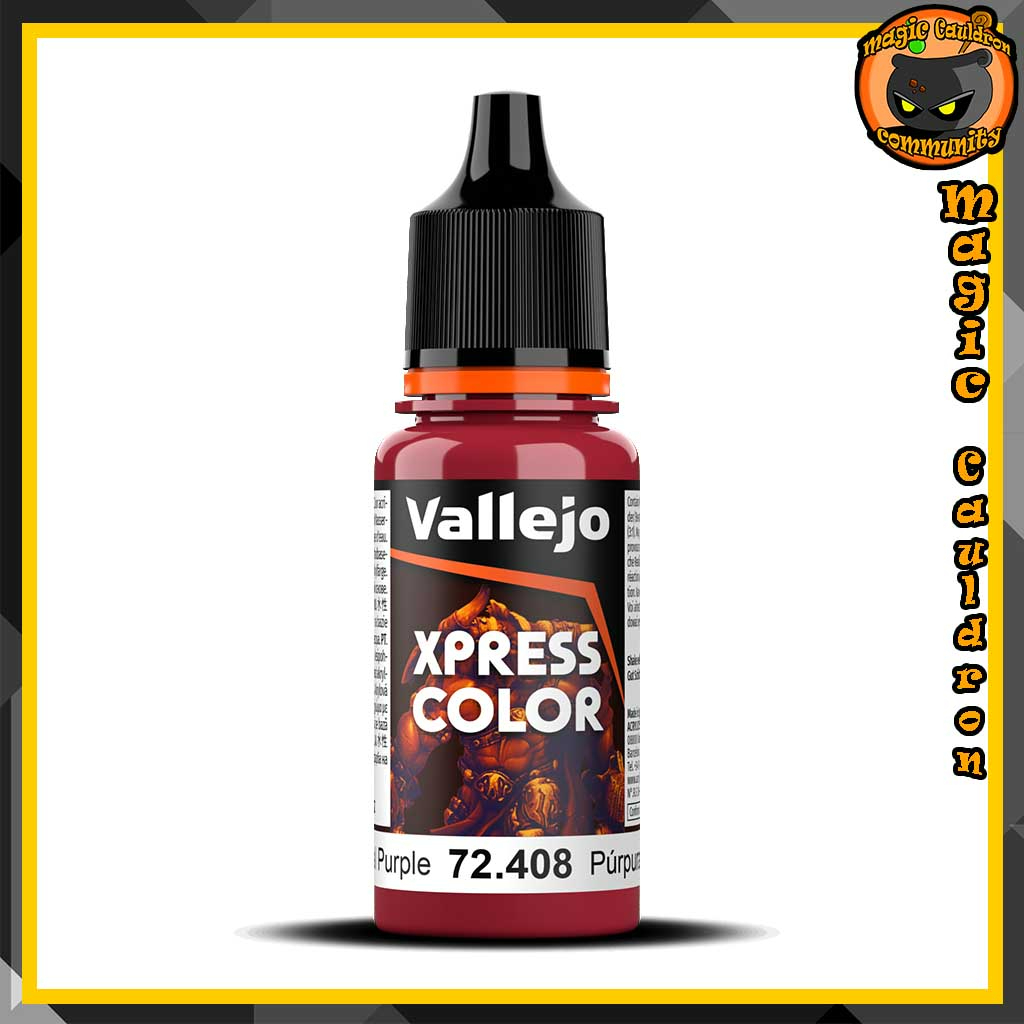 Cardinal Purple Xpress 18ml. New Vallejo Game Color Xpress สีอะคริลิคสูตรน้ำ