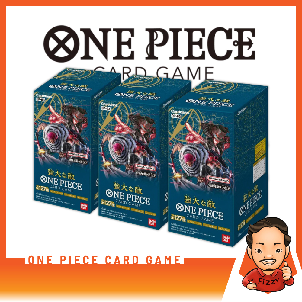 [FIZZY] One Piece Card Game: OP-03 "Mighty Enemies" Booster Box [วันพีช การ์ดเกม]