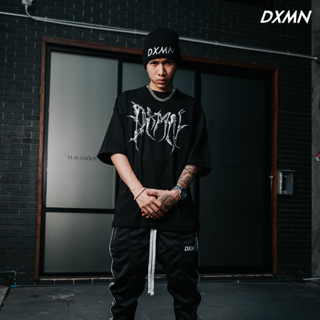 DXMN Clothing "DXMN HARD SPINE" Oversized Tee (Black)