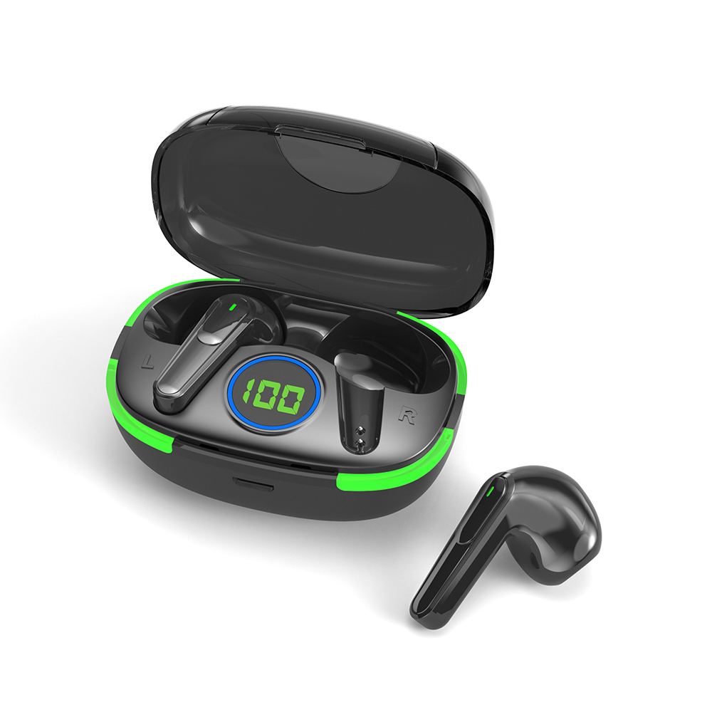 OWIRE หูฟังบลูทูธ TWS หูฟังไร้สาย Touch จอแสดงผลดิจิตอล หูฟังสำหรับเล่นเกมบลูทูธ