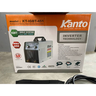 KANTO ตู้เชื่อมไฟฟ้า 450 แอมป์ รุ่น KT-IGBT-451 ประกัน1ปี มีปุ่ม Arc force เครื่องเชื่อม ตู้เชื่อม