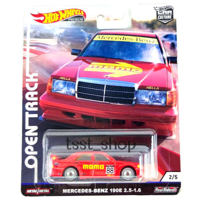 Hot wheels 1:64 Metal Mercedes-Benz 190E 2.5-1.6 ' MOMO ' #88