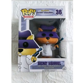 Funko Pop Secret Squirrel 36 Hanna Barbera RARE Figure Funko Pop vinyl ฟันโกะ ป๊อบ ฟันโกะ โมเดล กระรอก ฟิกเกอร์ หายาก