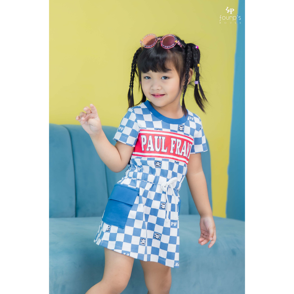 PAUL FRANK : FNXZ1103 เดรสเด็กผู้หญิงลิขสิทธิ์แท้