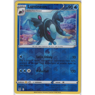 [Pokémon] Lumineon Rare lost origin F 041/196