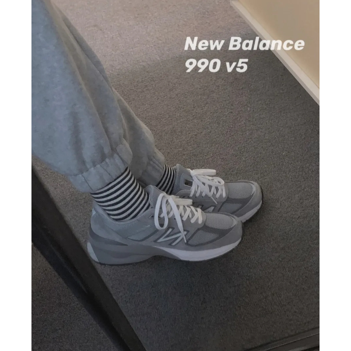 ของแท้100% New Balance 990 v5 (M990GL5)รองเท้ากีฬาชายและหญิง