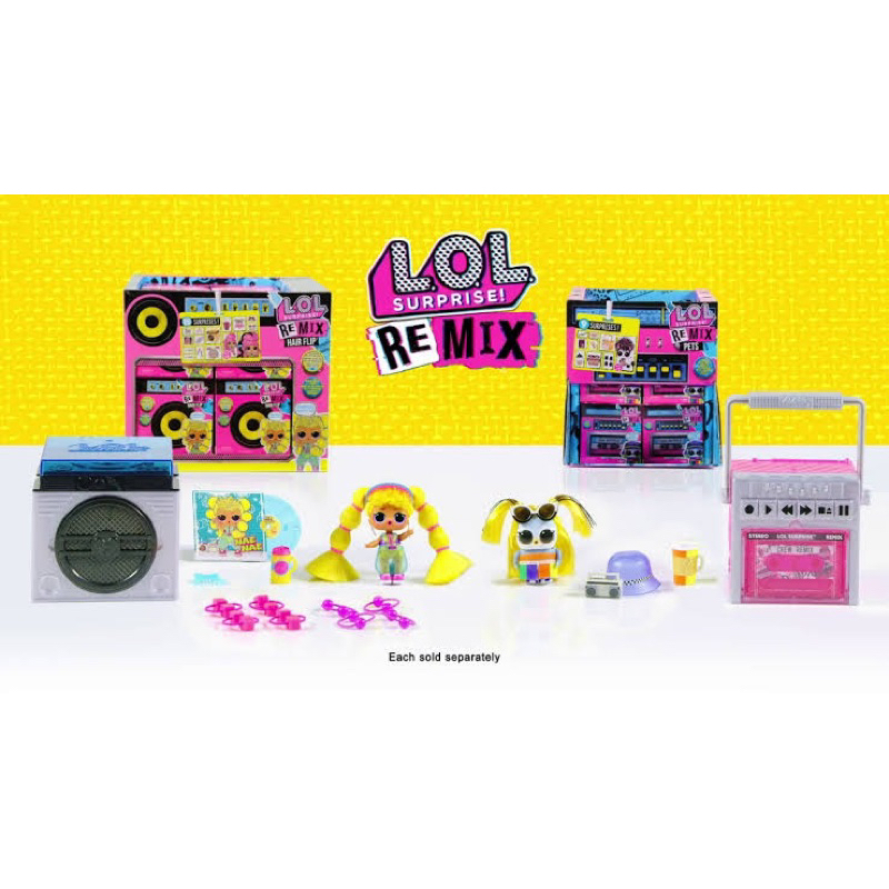 LOL surprise remix collection ( boombox)