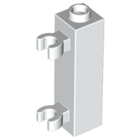 [283] ชิ้นส่วนเลโก้ Lego Part Brick, Modified 1 x 1 x 3 with 2 Clips... - Hollow Stud (60583b, 42944) ราคา/ชิ้น