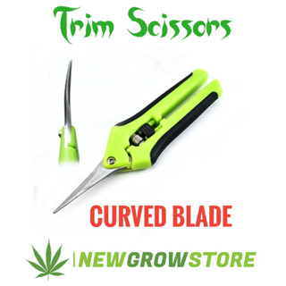 [ส่งฟรี] กรรไกรตัดกิ่ง หัวโค้ง สเตนเลส Scissor Curved Blade Stainless Steel กรรไกรทริมหัวโค้ง กรรไกรทริม กรรไกรตัดกิ่ง