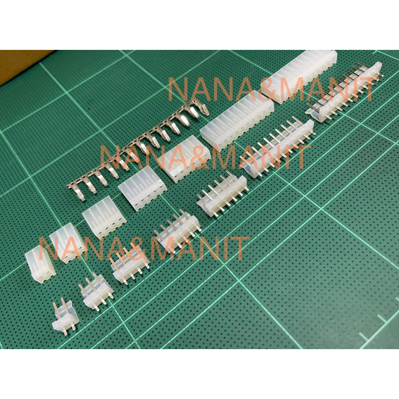 HOUSING Connector #7396 (CH-3.96MM) ระยะ 3.96MM ผู้/เมีย/ไส้ แพ็คละ10ตัว