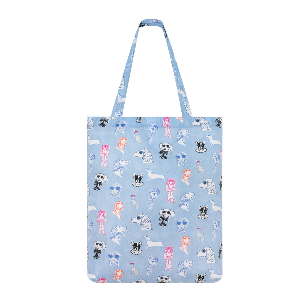 Cath Kidston Foldaway Heart Cross Body Glamorous Dogs Blue - รูปที่ 2