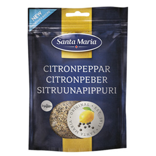 Santa Maria Citronpeppar / Citronpeber / Sitruunapippuri Citrus Lemon Pepper mix 70g