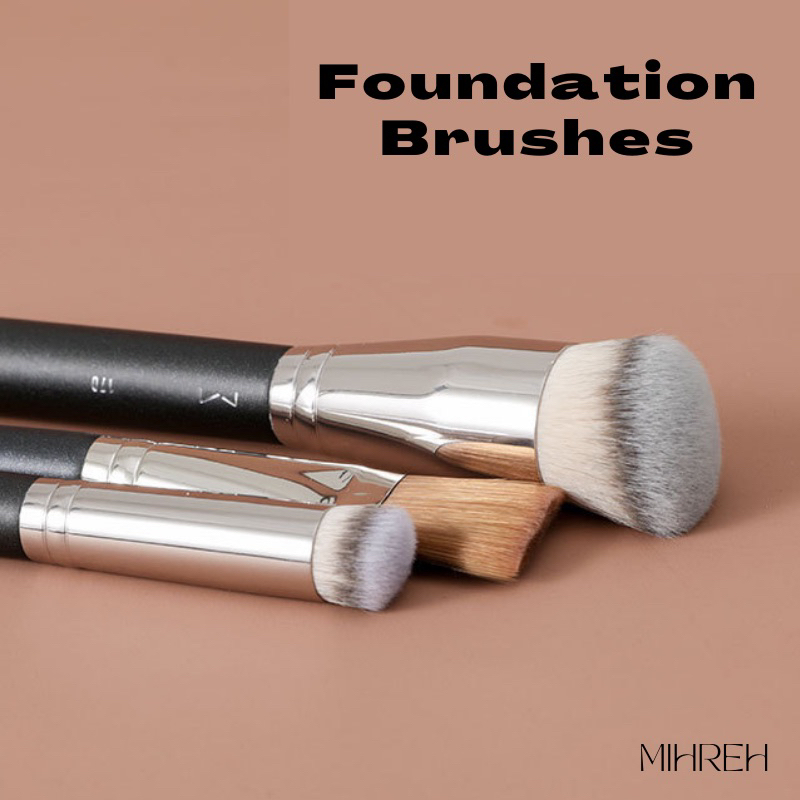 (พร้อมส่ง) foundation brushes แปรงสำหรับลงรองพื้น คอนซีลเลอร์