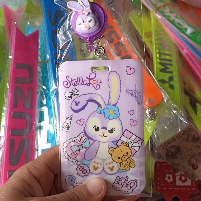 Yok thip:(1ชิ้น)ซองใส่บัตรพนักงาน ประชาชน นักศึกษา ซองใส่บัตร หัวหนีบกระเป๋า ลายการ์ตูน ซองบัตรหัวโยโย่ น่ารัก