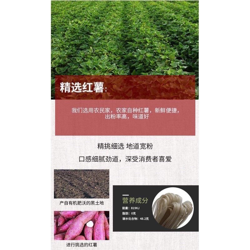 chainatown.th 紅署寬粉พร้อมส่งส้นหม่าล่า หม่าล่า เส้นมันเทศ เส้นใส เหนียว หนึบ 400 กรัม ราคา ถูกที่สุด ดีลบีเคเค แกลเลอรีภาพที่ 4