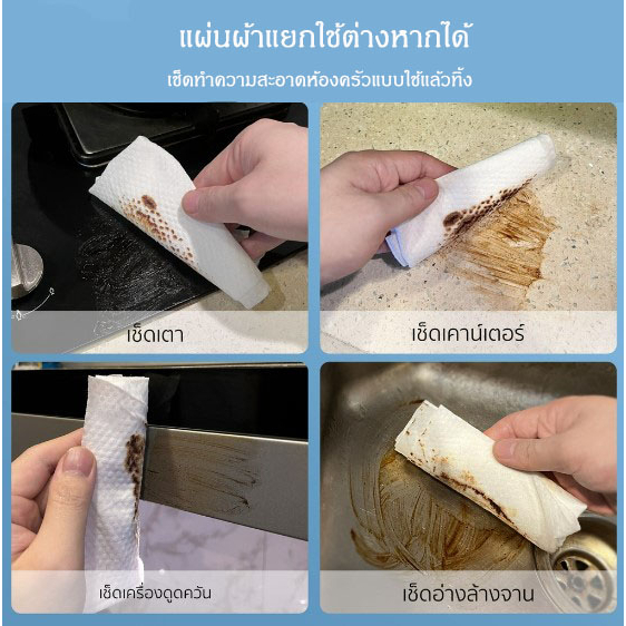 🧹ไม้ถูพื้น ใช้แล้วทิ้ง ไม้ม๊อบ กระดาษเปียก กระดาษแห้ง lazy mop ไม้ม็อบดันฝุ่น ผ้าถูพื้นแบบเปียก แห้ง - 5