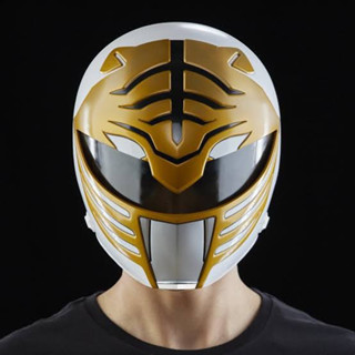 หมวกไวท์เรนเจอร์ หมวกคิบะเรนเจอร์ Power Rangers Lightning Collection White Ranger KibaRanger Helmet ลิขสิทธิ์แท้ Hasbro