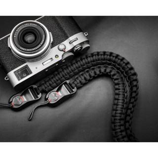 สายคล้องกล้อง Paracord พร้อมหัวต่อ Peak Design เส้นแบน FUJI X100V XT5 XT4 XE4 XPRO3 XS10 Braided by Hand