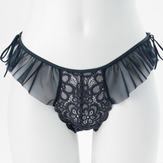 Annebra กางเกงใน ทรงจีสตริง ผ้าลูกไม้ G-String panty รุ่น AU3-802 สีฟ้า