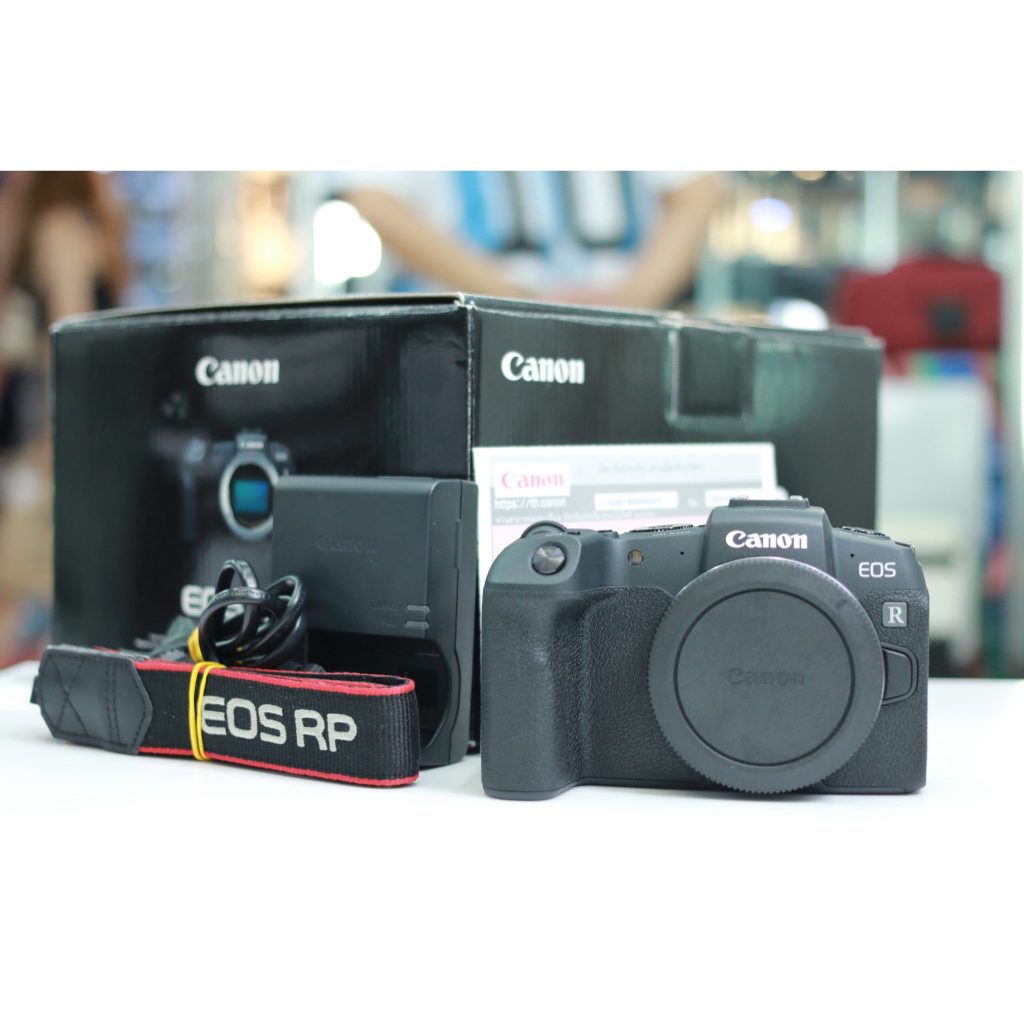 Canon EOS RP ( Body ) สภาพดีมาก 9.8/10 ชัตเตอร์ 4,000‼️ ครบกล่อง ประกันศูนย์ไทยเกือบปี