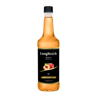 LongBeach Peach Syrup ลองบีชไซรัปพีช 740 ml.