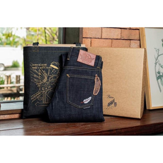 Pinion Denim- 18oz. RED KNlGHT ริม 3 กษัตริย์ สินค้าแบรนด์ไทยของแท้