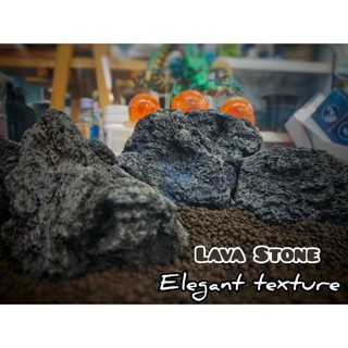 Lava Stone Elegant texture หินลาวาดำ ‼️EX