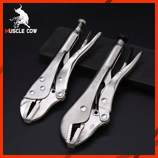 MUSCLE COW คีมล็อคของแท้ ขนาด 10 นิ้ว สำหรับงานหนัก ความแข็งแรงสูง ทนความร้อนได้ ได้สบาย ปากคีมกาง 45 มม.