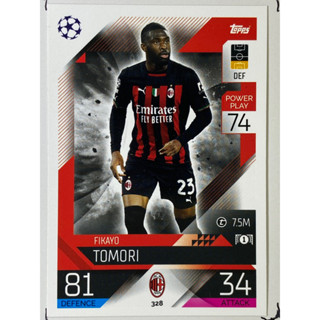 Fikayo Tomori การ์ดนักฟุตบอล 2223 การ์ดสะสม AC Milan การ์ดนักเตะ เอซี มิลาน