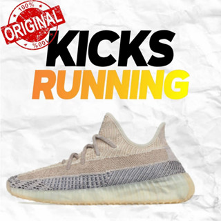 adidas originals Yeezy Boost 350 V2 “Ash Pearl” Running shoes style ของแท้ 100 %