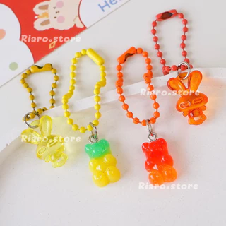 ของปัจฉิมราคาถูก พวงกุญแจ *ราคาต่อชิ้น* ของแถมจีบลูกค้า หมีเยลลี่ ของขวัญปัจฉิม ของแถม ของขวัญ DIY ปีใหม่ พวงกุญแจ