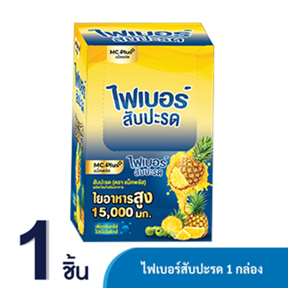 POSH ไฟเบอร์สับปะรด (6 ซอง) x 1 กล่อง