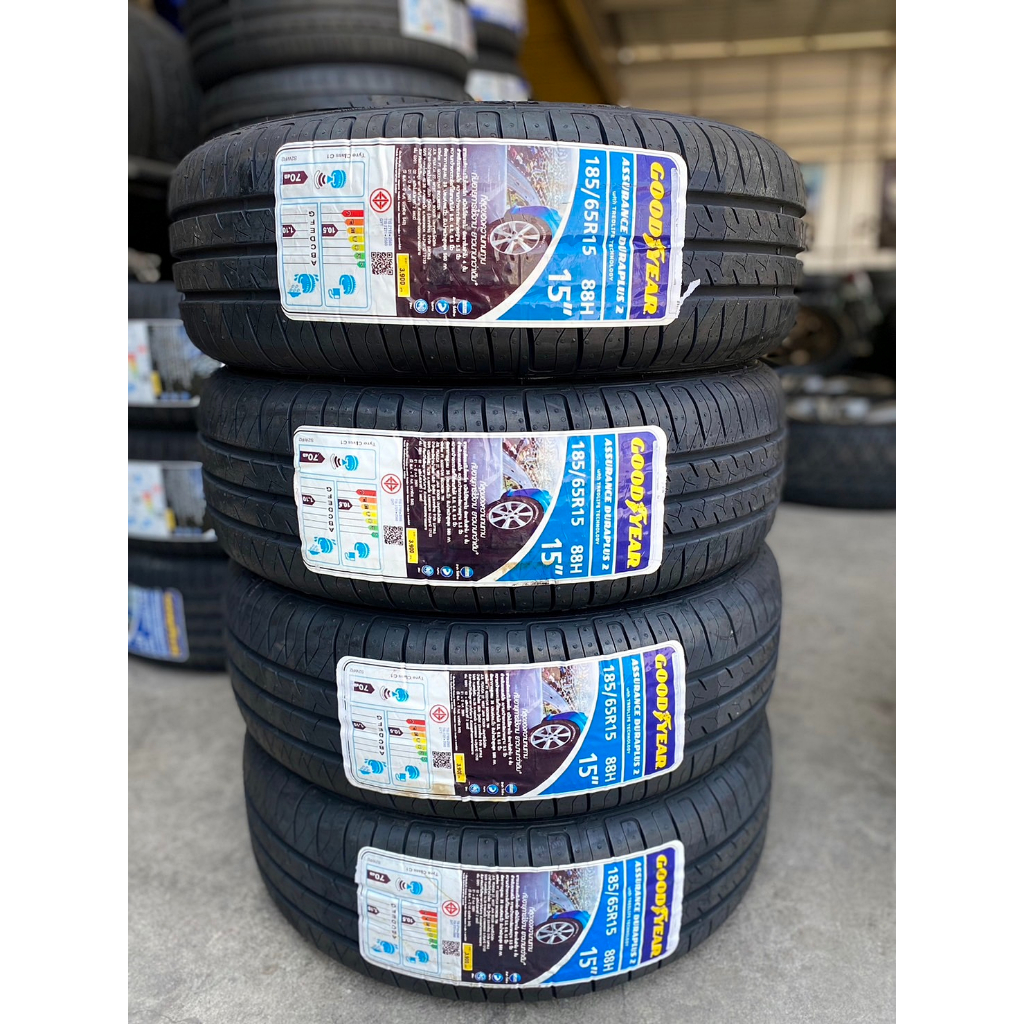 🔴 ยาง "#กู๊ดเยียร์" Goodyear รุ่น Assurance Duraplus 2 ปี 23 - 185/65R15