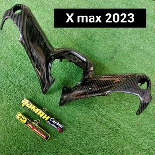 X max 2023 ครอบแฮนด์ใหญ่ คาร์บอนแท้ ลุงแม็กคาร์บอน