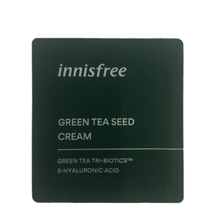 Innisfree Green Tea Seed Cream Tri-Biotics 5-Hyaluronic Acid 1ml, Retinol Cica Repair Ampoule 1ml