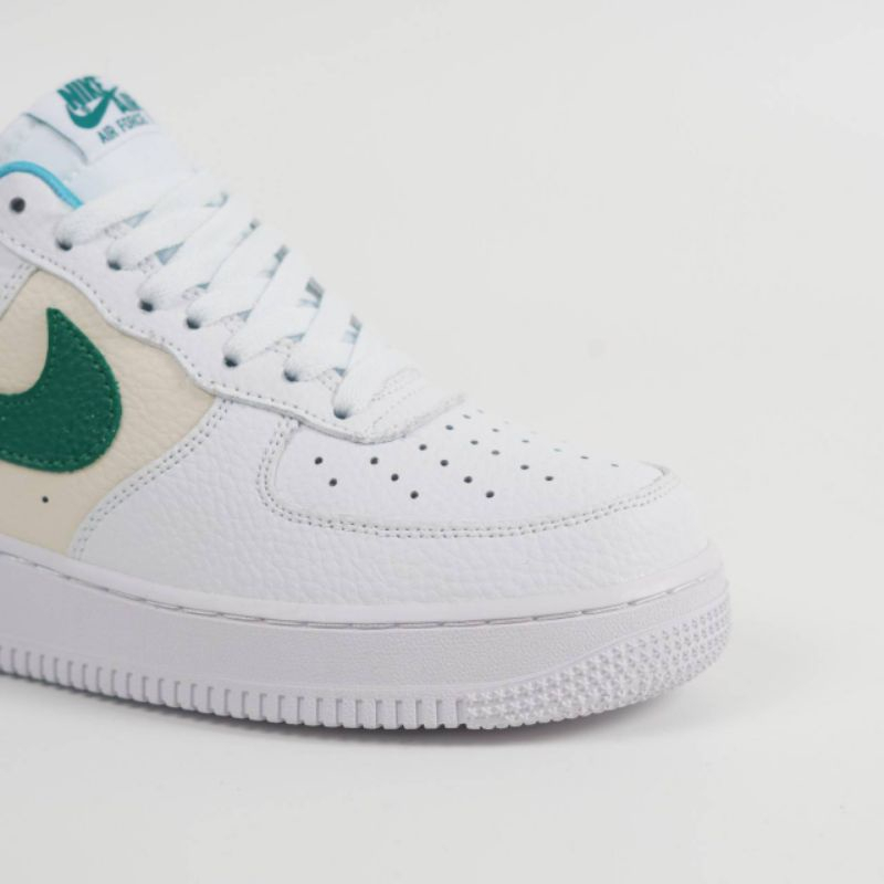 ของแท้ 100% Nike Air Force 1 Low Embedded White Green Black