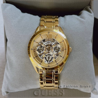 👑ผ่อน0%~แท้100%👑 นาฬิกาข้อมือ GUESS GW0253L2 GOLD TONE CASE GOLD TONE STAINLESS STEEL WATCH