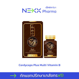 Cordyceps Plus Multi Vitamin B ถั่งเช่า ผสมมัลติวิตามิน บี 30 แคปซูล