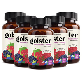 [แบบ 5 ขวด] Golster Multivitamin gummy มัลติวิตามิน วิตามินรวม