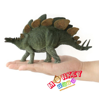 Monkey Toys - โมเดลไดโนเสาร์ Stegosaurus เขียว ขนาด 20.00 CM (จากหาดใหญ่)