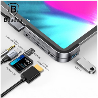 SH14 USB BASEUS Type C Hub แปลง USB 3.0 สำหรับ MacBook iPad Pro