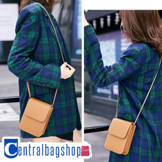 centralbagshop(C1765) กระเป๋าหนังสะพายข้างแฟชั่นใส่มือถือได้ สไตส์เกาหลี