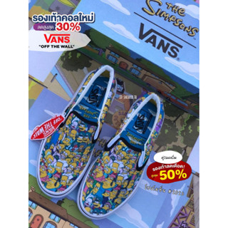 รองเท้าผ้าใบVans Slip on ลาย mickey mouse/minions รองเท้าแบบสวม ทรงสวยใส่สบาย (36-44) รองเท้าผ้าใบผู้ชาย-ผู้หญิงH7A021