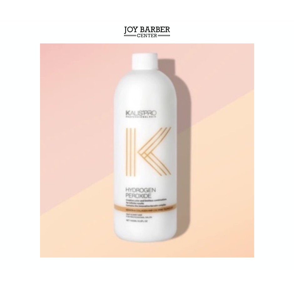 KALISPRO Hydrogen Peroxide ไฮโดรเจน 1000 ml. (3%,6%,9%,12%) สำหรับผสมกับครีม ย้อมเปลี่ยนสีผมหรือฟอกผ